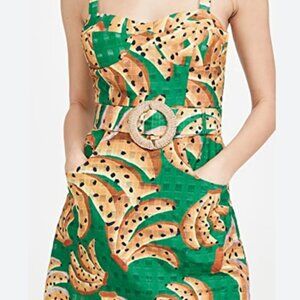 Farm Rio Raining Bananas Mini dress